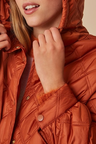 Doudoune longue - Rouille