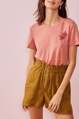 T-shirt en lin Heliane - Rose