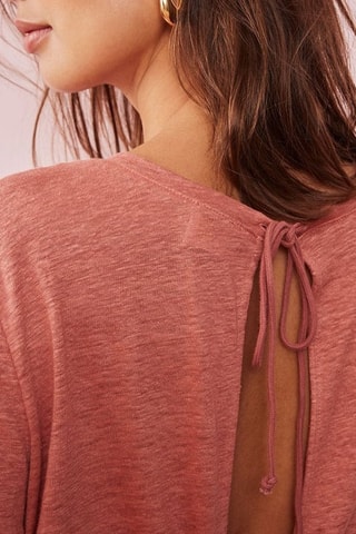 T-shirt en lin Heliane - Rose