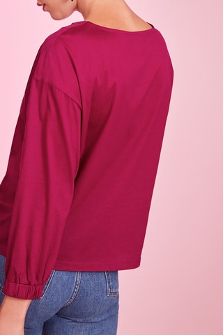 T-shirt en soie - Cassis