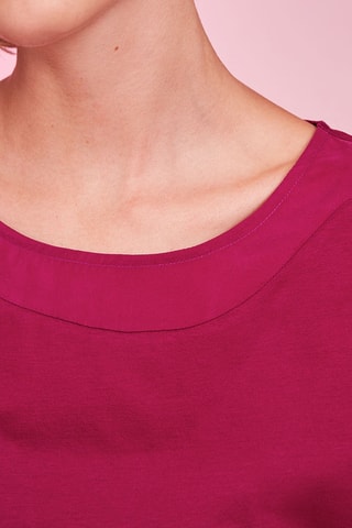 T-shirt en soie - Cassis