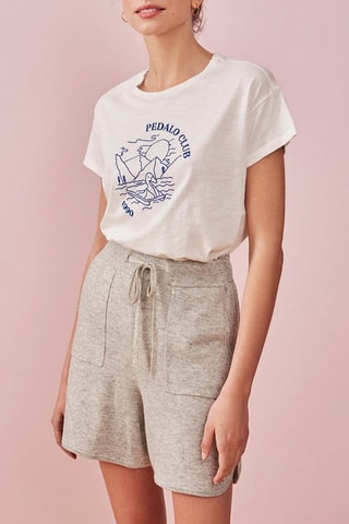 Bermuda en mérinos Decarte - Gris