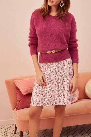 Jupe patineuse Theliou - Blanc