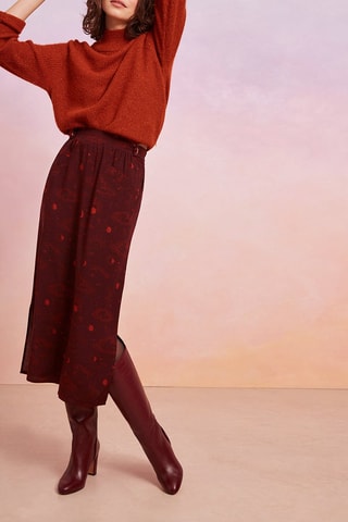 Jupe midi Talame - Rouge