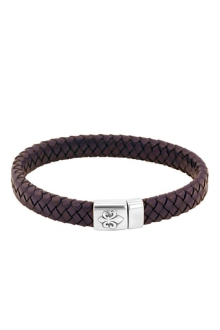 Bracelet - 
Cuir et argent
