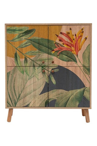 Meuble de rangement 4 portes Multilüx Saka - 95 x 111 x 36 cm