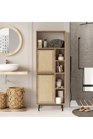 Meuble de rangement 2 portes - 60 x 161,6 x 35,5 cm