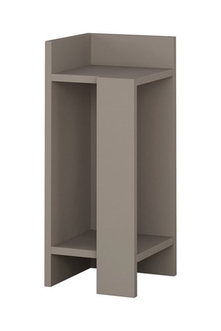 Table de chevet Gris - 25 x 27 x 60 cm