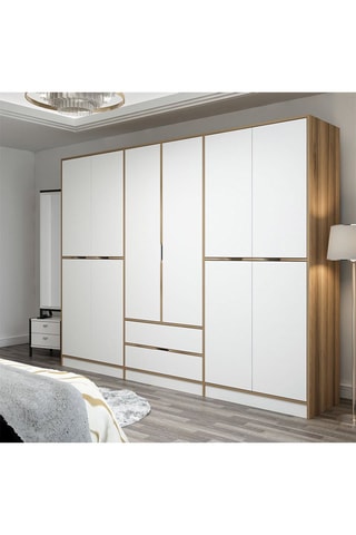 Armoire 10 portes - 277 x 208 x 52 cm