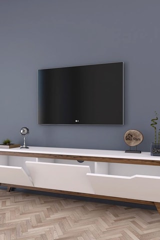 Meuble TV 3 abattants - 48,6 x 180 x 35 cm