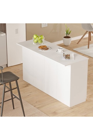 Ilot de cuisine 4 portes OR1 - 160 x 90 x 60 cm