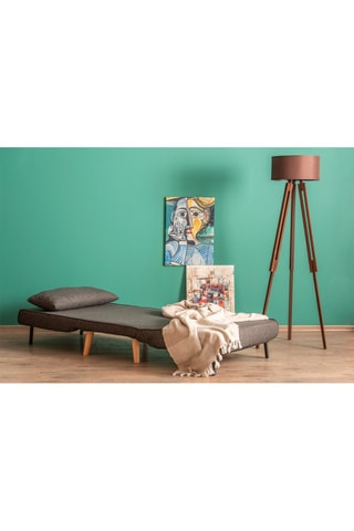 Fauteuil convertible Folde - Gris foncé - En polyester