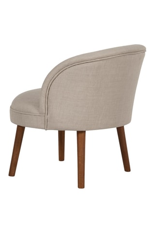 Fauteuil Nice - Beige et naturel - En polyester