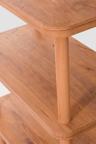 Bibliothèque en bois de charme Step - 80 x 75 x 28 cm