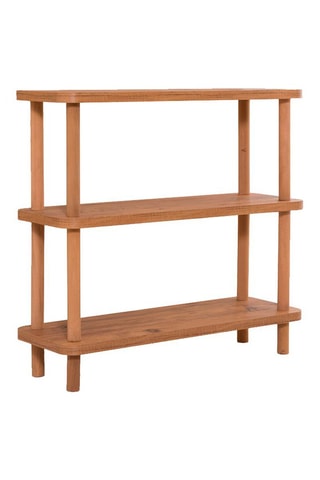 Bibliothèque en bois de charme Step - 80 x 75 x 28 cm