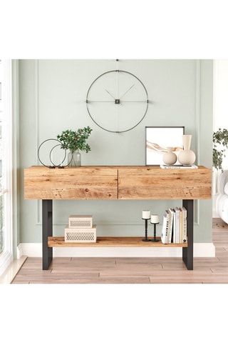 Console 2 abattants - 138 x 75,7 x 43 cm