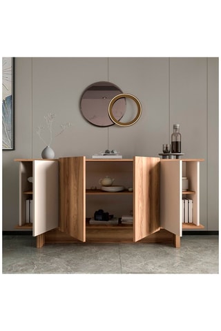 Buffet 4 portes Diana - 180 x 81 x 40 cm