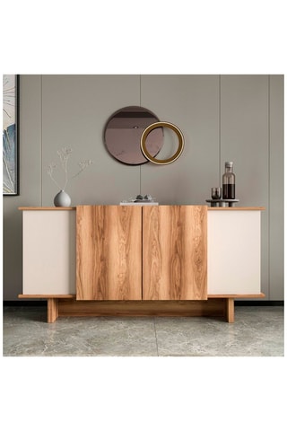 Buffet 4 portes Diana - 180 x 81 x 40 cm
