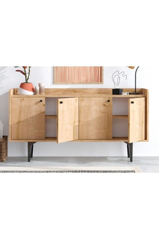 Bahut 4 portes - 150 x 40 x 80 cm