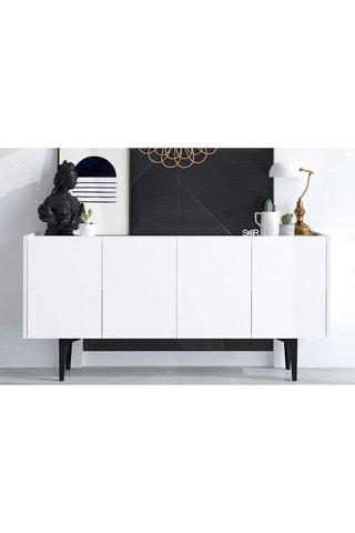 Buffet 4 portes Polaris - 150 x 75 x 40 cm