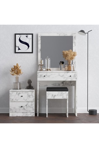 Ensemble coiffeuse Nice - 3 pièces