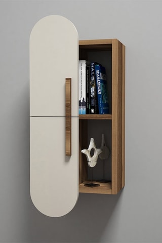 Etagère murale 2 niveaux Rose - 35 x 60 x 22 cm