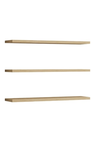 3 étagères murales - 60 x 1,8 x 14,5 cm