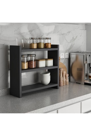 Etagère de cuisine murale 3 niveaux - 44 x 10 x 40 cm