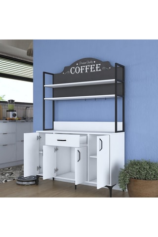 Buffet de cuisine 4 portes JE130 - 120 x 183,6 x 40 cm