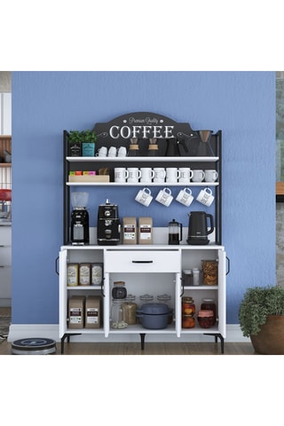 Buffet de cuisine 4 portes JE130 - 120 x 183,6 x 40 cm