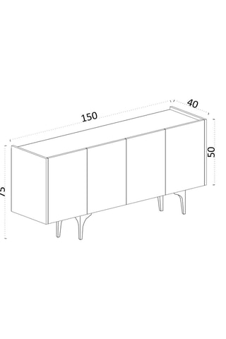 Buffet Albina - 150 x 75 x 40 cm