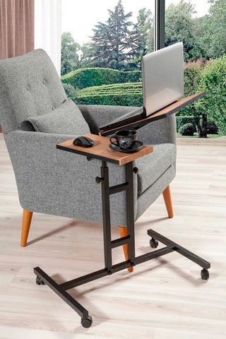 Bureau nomade réglable - 58 x 45,5 x 62-87 cm