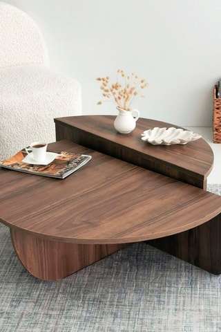 Table basse - 85 x 30 x 35 cm / 90 x 60 x 30 cm
