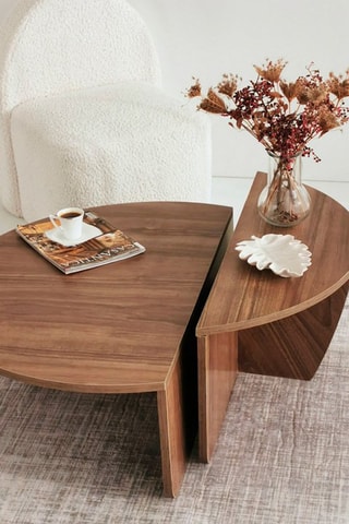 Table basse - 85 x 30 x 35 cm / 90 x 60 x 30 cm