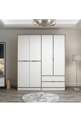 Armoire Elina - 185 x 208 x 52 cm