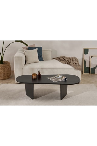 Table basse Ovalis - 130 x 65 x 38,5 cm