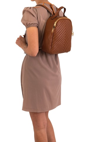 Sac à dos en cuir Ariberto Marron