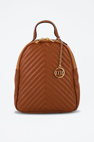 Sac à dos en cuir Ariberto Marron