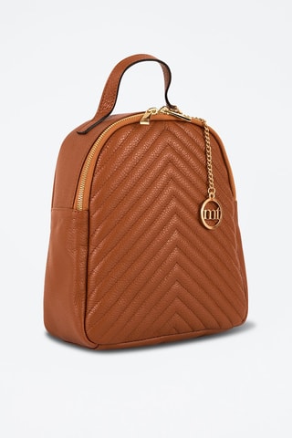 Sac à dos en cuir Ariberto Marron