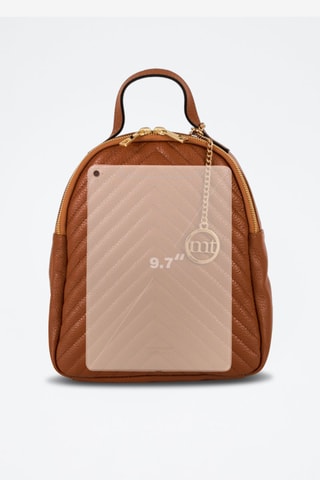 Sac à dos en cuir Ariberto Marron