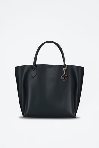 Cabas en cuir Cevedale Bleu marine