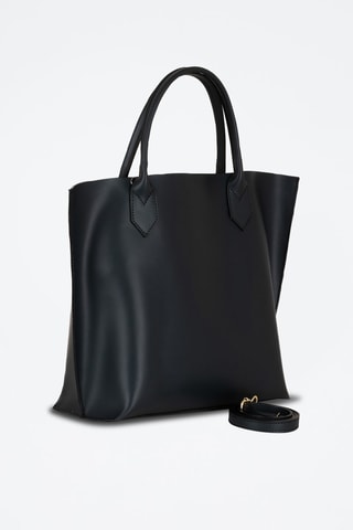 Cabas en cuir Cevedale Bleu marine