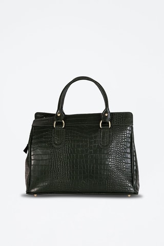 Leren Handtas Rezia Donkergroen