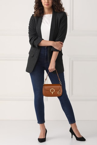 Sac à main en cuir Ceresio - Camel