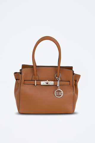 Sac à main en cuir Fraccaroli - Marron