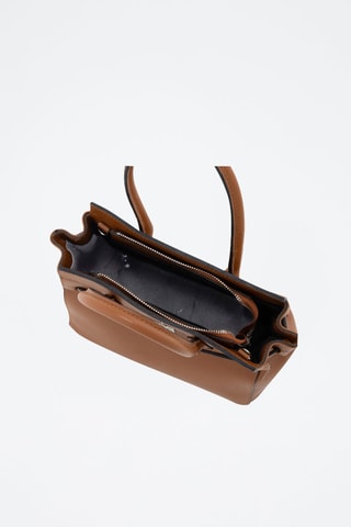 Sac à main en cuir Fraccaroli - Marron