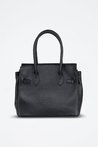 Sac à main en cuir Fraccaroli - Noir
