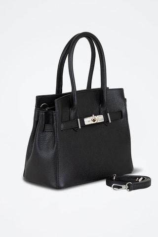 Sac à main en cuir Fraccaroli - Noir