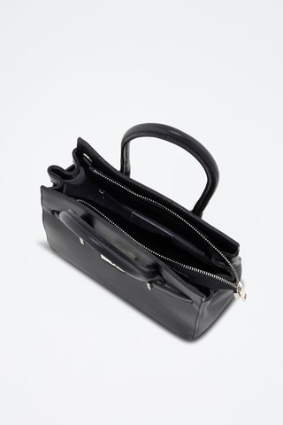 Sac à main en cuir Fraccaroli - Noir