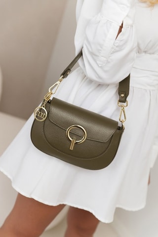 Sac à main en cuir Ceresio - Vert